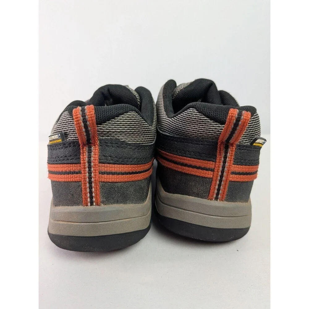Keen Boys Sz 5 Targhee Hiking Trail Shoes Waterproof Bungee Pull Active Sneakers